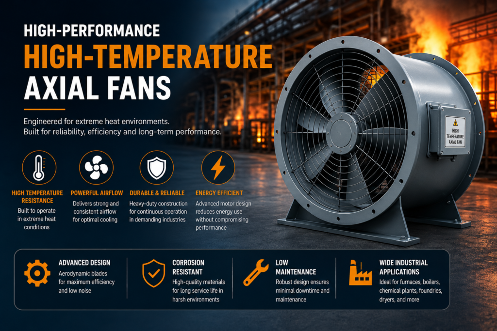 high-temperature axial fans high pressure axial fan industrial axial fans axial fan industrial